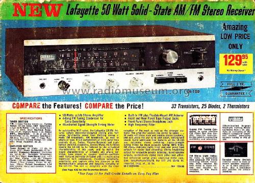 Solid State Receiver LR-100; Lafayette Radio & TV (ID = 1598252) Radio