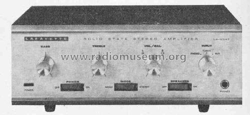 Stereo-Vollverstärker LA-224T; Lafayette Radio & TV (ID = 463046) Ampl/Mixer