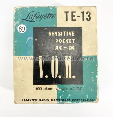 Super Midget Tester TE-13; Lafayette Radio & TV (ID = 2809532) Equipment