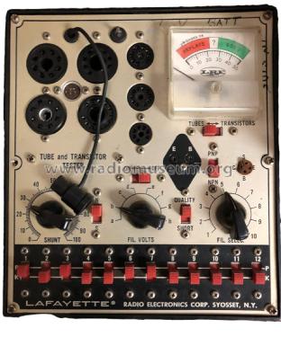 Tube and Transistor Tester EMC-215; Lafayette Radio & TV (ID = 2578326) Equipment
