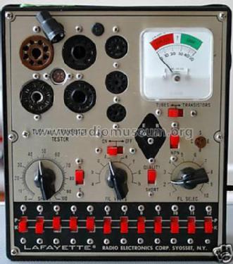 Tube and Transistor Tester EMC-215; Lafayette Radio & TV (ID = 520214) Equipment