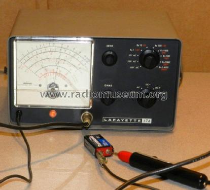 Vacuum Tube Voltmeter KT-174; Lafayette Radio & TV (ID = 2650239) Equipment