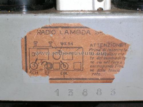 GL141M; Lambda - Olivieri e (ID = 201855) Radio