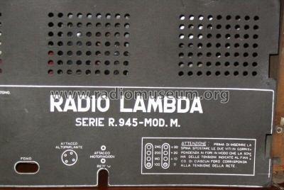 R945M Ch=R945; Lambda - Olivieri e (ID = 226913) Radio