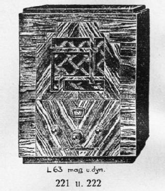 L 63 M magn.Lautspr., Wechselstrom; Lange GmbH, Johannes (ID = 363089) Radio