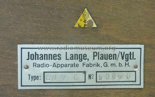 L67Dynamo; Lange GmbH, Johannes (ID = 1178866) Parlante