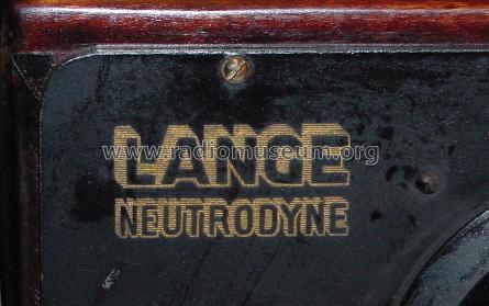 Longa-Neutrodyne L18; Lange GmbH, Johannes (ID = 3977) Radio