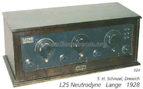 Neutrodyne L25; Lange GmbH, Johannes (ID = 1898) Radio