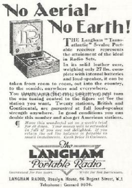 Transatlantic LR Long Range ; Langham Radio Ltd.; (ID = 629077) Radio