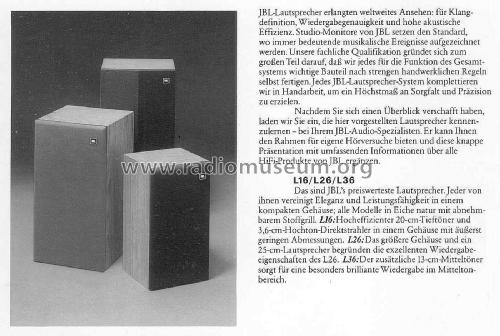 JBL Decade L16; Lansing, James B. (ID = 2805898) Speaker-P
