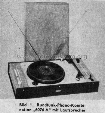 Rundfunk-Phono-Kombination 6076A; Larsen & Hoedholt; (ID = 2525164) Radio