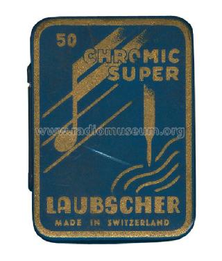 Chromic Super Stahlnadel - steel needles for gramophones ; Laubscher Präzision (ID = 2232991) Altri tipi