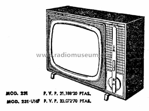 231-UHF; Lavis S.A., Labelson (ID = 1495422) Television