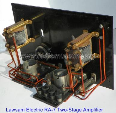 Two-Stage Audio Amplifier Type RA-7; Lawsam Electric (ID = 1487989) Ampl/Mixer
