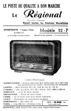 52P; Le Régional; Neuilly (ID = 1995497) Radio