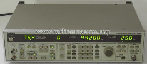 AM/FM Stereo Signal Generator LG 3216; Leader Electronics (ID = 1903739) Equipment