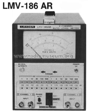 Auto Level Meter LMV-186AR; Leader Electronics (ID = 1249769) Equipment