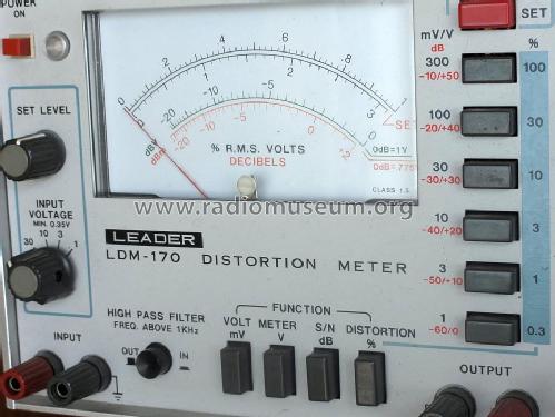 Distortion Meter LDM-170; Leader Electronics (ID = 1279166) Equipment