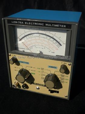 Electronic Multimeter LEM-75A; Leader Electronics (ID = 1317298) Equipment
