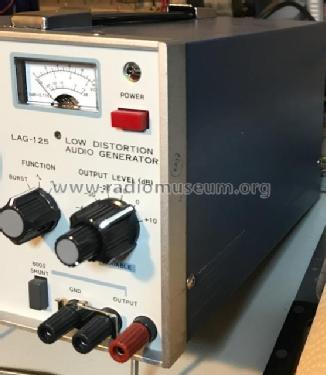 Low Distortion Audio Generator LAG-125; Leader Electronics (ID = 2536738) Equipment