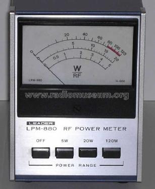RF Power Meter LPM-880; Leader Electronics (ID = 967044) Equipment