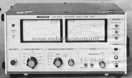 Speaker Analyzer Unit LSP-5621; Leader Electronics (ID = 451134) Ausrüstung