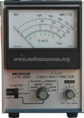SWR/Power Meter LPM-885; Leader Electronics (ID = 251501) Amateur-D