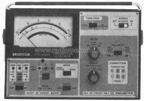 Transistor Checker LTC-906A; Leader Electronics (ID = 390947) Equipment