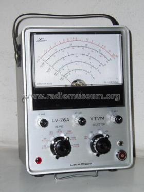 VTVM LV-76A; Leader Electronics (ID = 323176) Ausrüstung