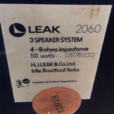 2060; Leak, H.J.; London (ID = 2083665) Speaker-P