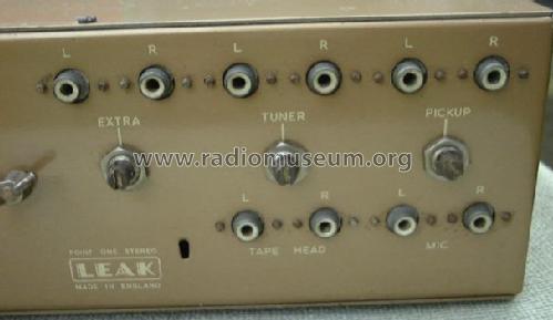 Point One Stereo ; Leak, H.J.; London (ID = 260991) Ampl/Mixer