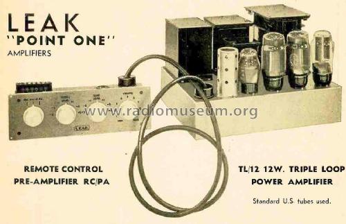 Remote Control Pre-Amplifier RC/PA; Leak, H.J.; London (ID = 1797268) Ampl/Mixer