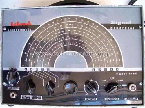 Signal Generator 46AC; Lebord Televisión S. (ID = 948817) Equipment