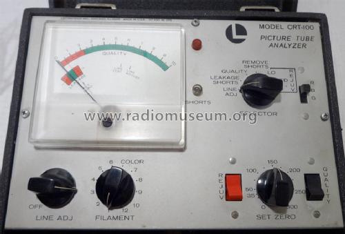 Picture Tube Analyzer CRT-100; Lectrotech Inc.; (ID = 1586273) Ausrüstung