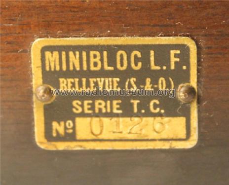 Minibloc L.F. Série T.C. ; Ledez, R.; Bellevue (ID = 2605837) Radio