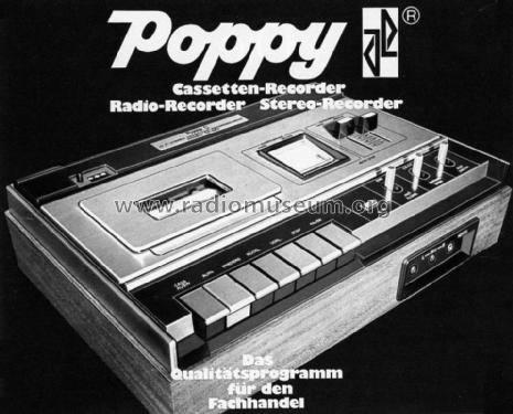 Poppy HiFi-Stereo Cassetten-Recorder CD-580; Lehnert GmbH, Poppy; (ID = 2515364) R-Player