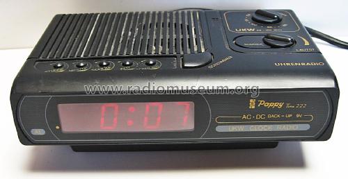 UKW Clock Radio Poppy Time 222; Lehnert GmbH, Poppy; (ID = 1860102) Radio