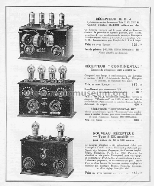 Continental ; Lemouzy; Paris (ID = 52060) Radio