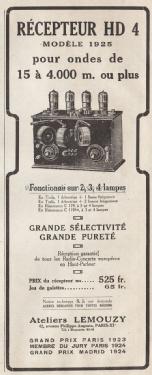 H.D. 4; Lemouzy; Paris (ID = 1702025) Radio