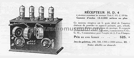 H.D. 4; Lemouzy; Paris (ID = 721907) Radio