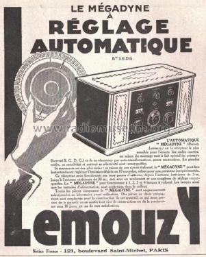 Mégadyne ; Lemouzy; Paris (ID = 1703851) Radio