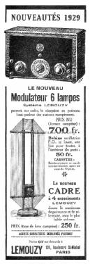 Modulateur ; Lemouzy; Paris (ID = 1722553) Radio