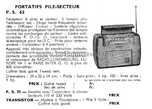 PS75; Lemouzy; Paris (ID = 1958343) Radio