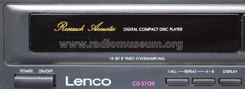 Digital Compact Disc Player CD 3705 ; Lenco; Burgdorf (ID = 1501705) R-Player