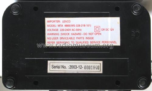 Fernseh-Zimmerantenne MTA 4665; Lenco; Burgdorf (ID = 576033) Antenny