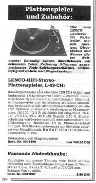 L-43-CH; Lenco; Burgdorf (ID = 1741694) R-Player
