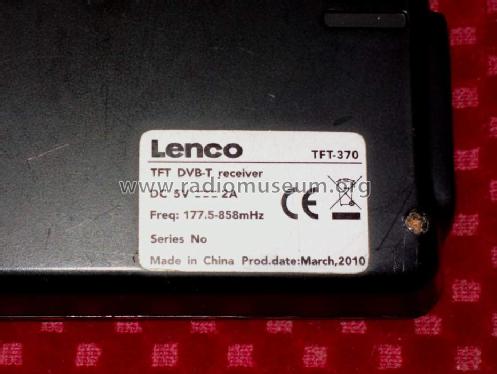 Pocket DVB-T TV TFT-370; Lenco; Burgdorf (ID = 1584872) Television