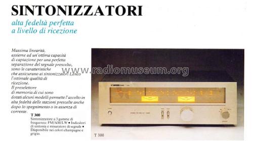 Stereo FM/MW/LW Tuner T300; Lenco Italiana; (ID = 1940888) Radio
