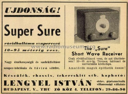 Super Sure ; Lengyel István (ID = 2339909) Amateur-R