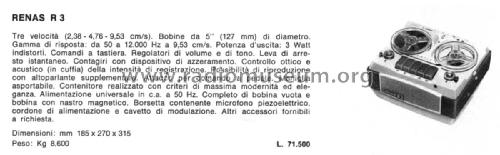 Renas R3 ; LESA ; Milano (ID = 2664327) Reg-Riprod